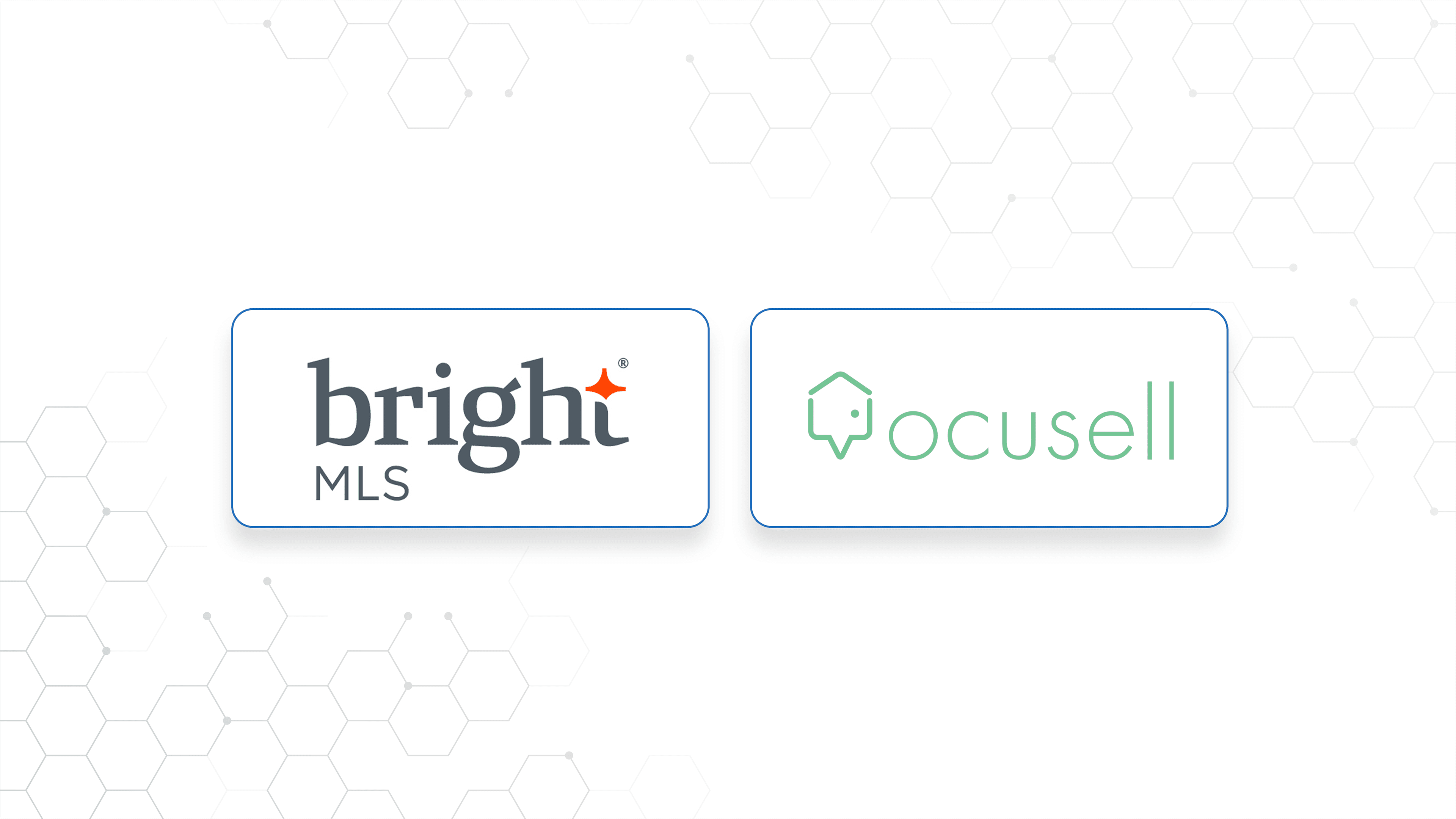 BrightMLS and Proptech Startup Ocusell Launch Joint Venture header image